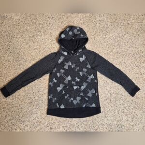 Under Armour Girl's Black and Gray Hoodie